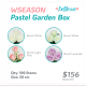 WSeason Pastel Garden Box 50 cm (100 St)