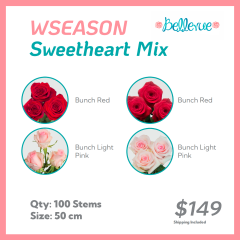 WSeason Sweetheart Mix Box 50 cm (100 St)